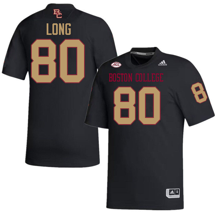 Hunter Long Jersey,#80 Hunter Long Boston College Eagles Football Jersey,Uniforms-Black